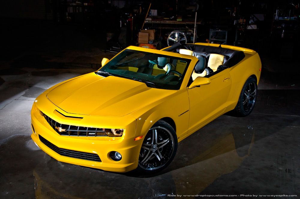 2012 Chevrolet Camaro Convertible 2012 Chevrolet Camaro Convertible açık tavan görünümü