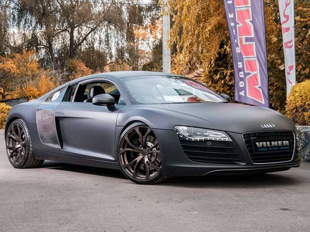 Matte Black AUDI R8 tuned by VILNER
