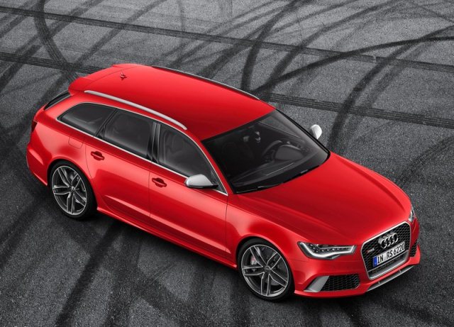 2014 AUDI AVANT RS6 red