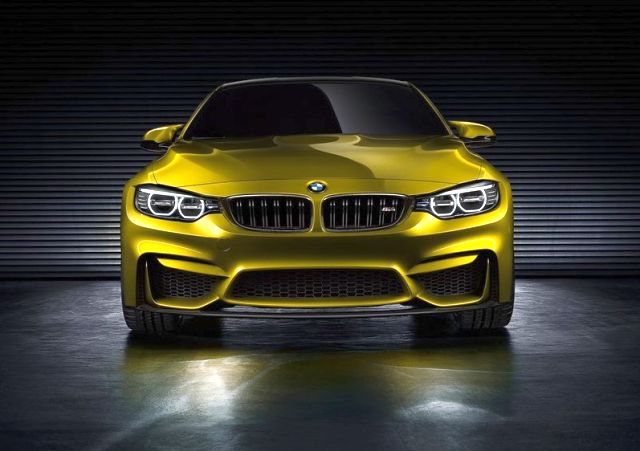 Yellow M4 COUPE Concept 