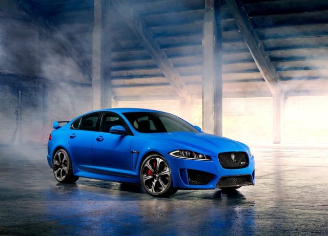 Blue JAGUAR XFR-S