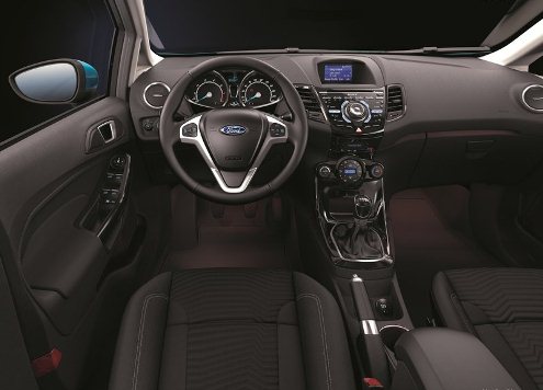 2014 FORD Fiesta Restyle dashboard