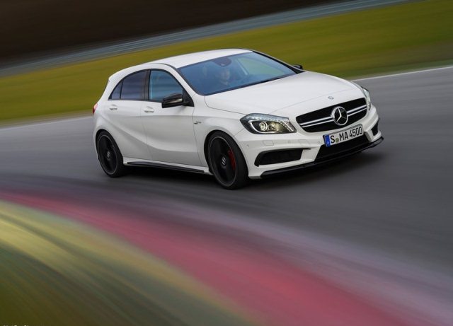 2014 MERCEDES BENZ A45 AMG White