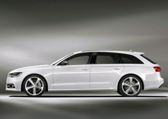 AUDI S6 AVANT white