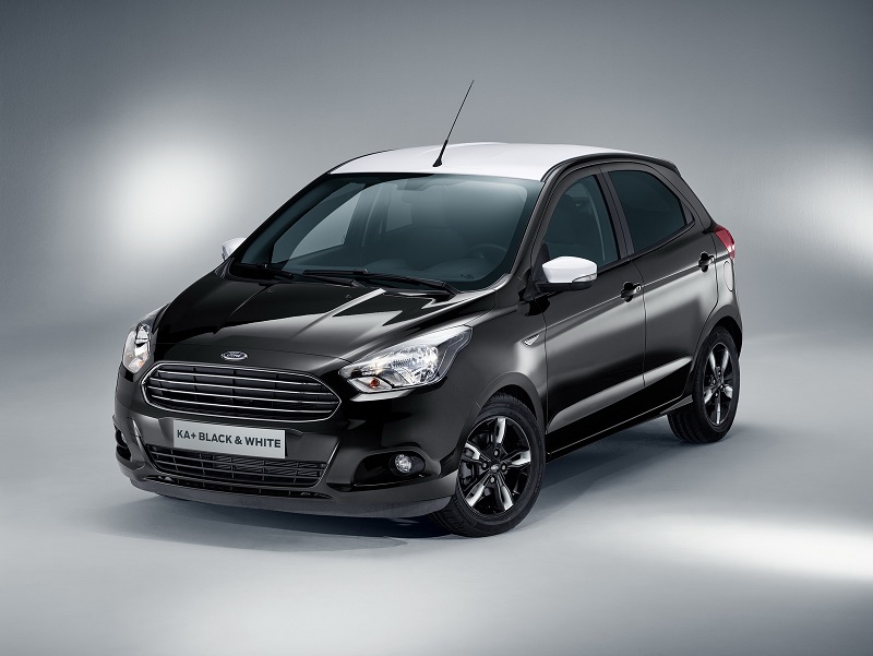 2017 FORD KA BLACK & WHITE