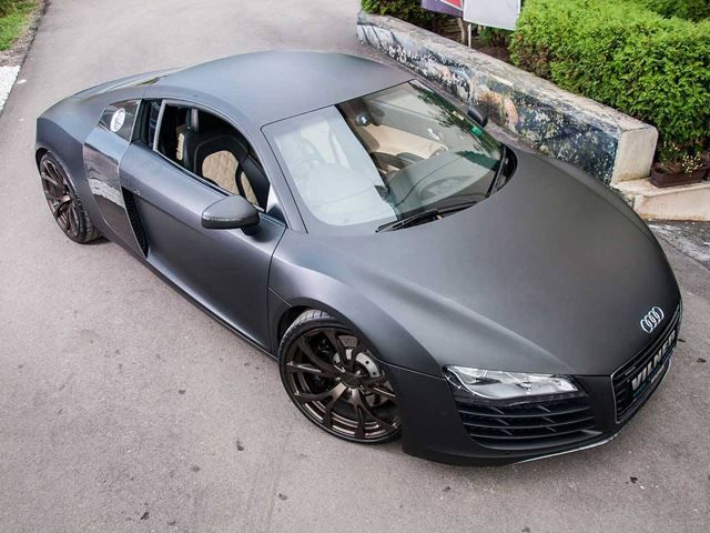 Matte Black AUDI R8 tuned by VILNER