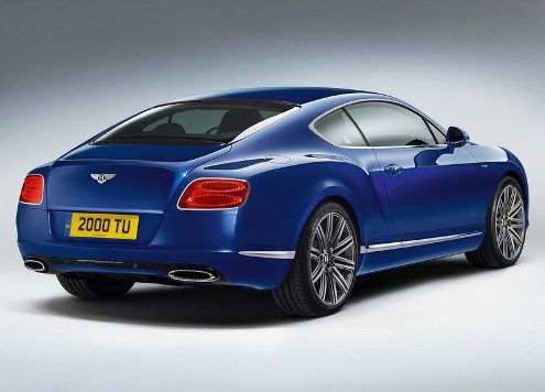 2013 BENTLEY CONTINENTAL GT SPEED rearing