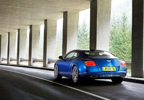 2013 BENTLEY CONTINENTAL GT SPEED blue