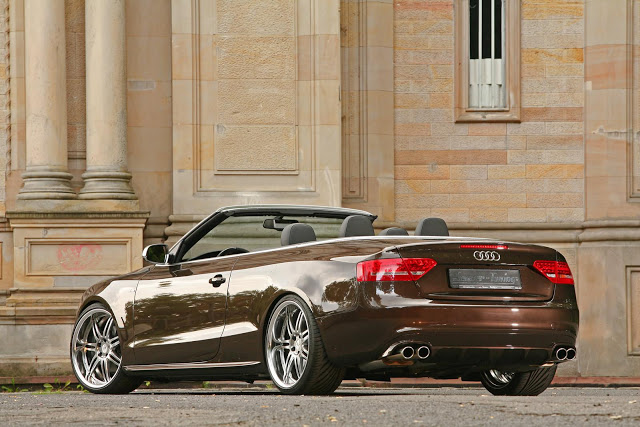 Brown AUDI A5 Cabrio tuned by SENNER