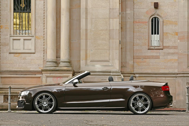 Brown AUDI A5 Cabrio tuned by SENNER