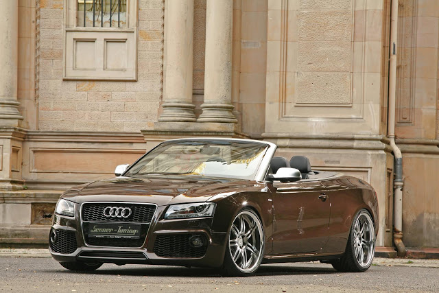 Brown AUDI A5 Cabrio tuned by SENNER