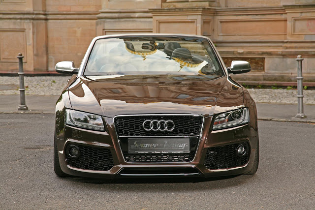 Brown AUDI A5 Cabrio tuned by SENNER