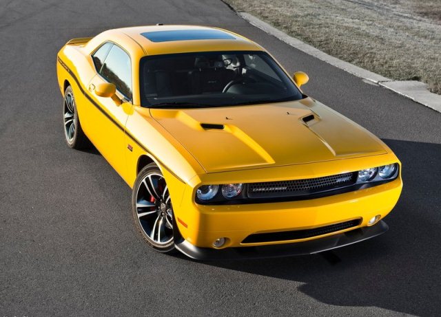 SRT8 DODGE CHALLENGER YELLOW JACKET 