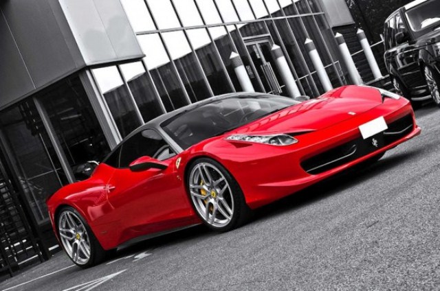 FERRARI 458 KAHN DESIGN tuned Red&Gray color