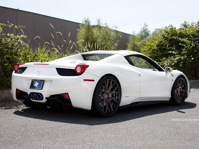 FERRARI 458 SPIDER tuned by SR AUTO