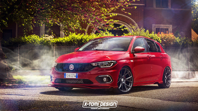 FIAT TIPO tuning render by X-TOMI