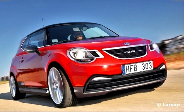 Future Mini Saab 9-1 Concept