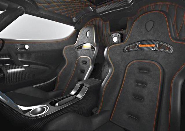 KOENIGSEGG ONE - interior