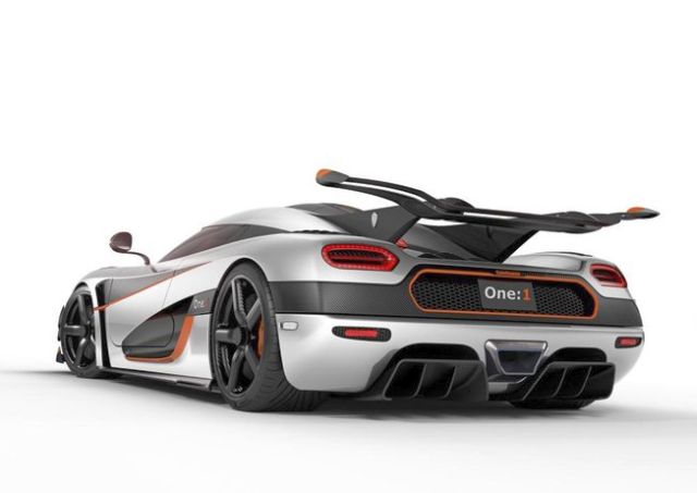 KOENIGSEGG ONE - rear view