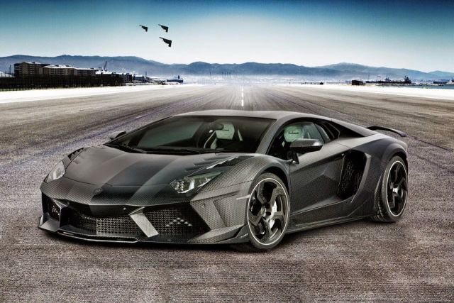 LAMBORGHINI AVENTADOR tuned by MANSORY Carbonado style