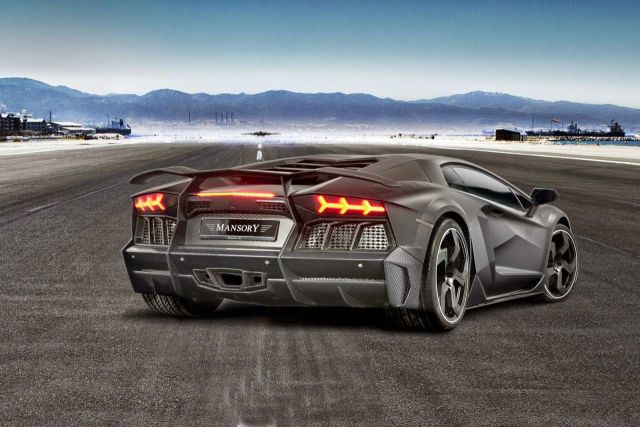 LAMBORGHINI AVENTADOR tuned by MANSORY Carbonado style