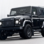 Black LAND ROVER DEFENDER Kahn Design tuning