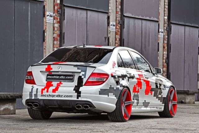 MERCEDES C63 AMG tuned by MCCHIP-DKR