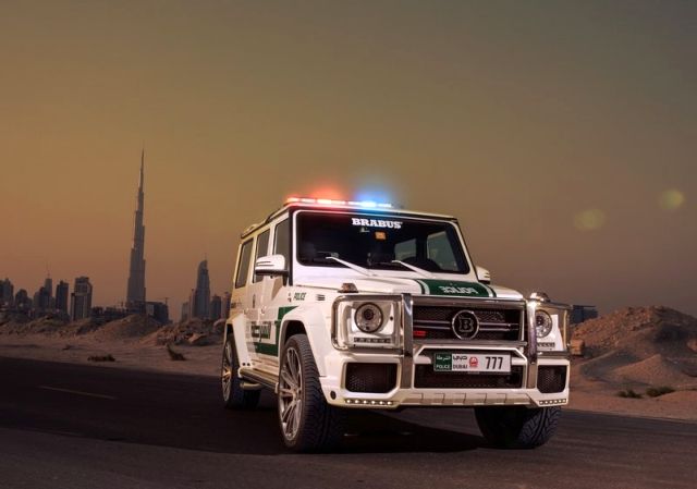 MERCEDES G63 BRABUS B63S 700 WIDESTAR DUBAI POLICE Tuning