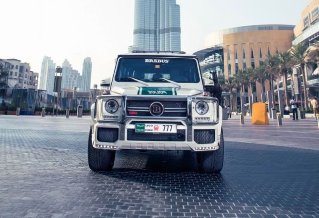 MERCEDES G63 BRABUS B63S 700 WIDESTAR DUBAI POLICE Tuning