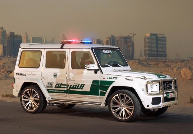 MERCEDES G63 BRABUS B63S 700 WIDESTAR DUBAI POLICE Tuning