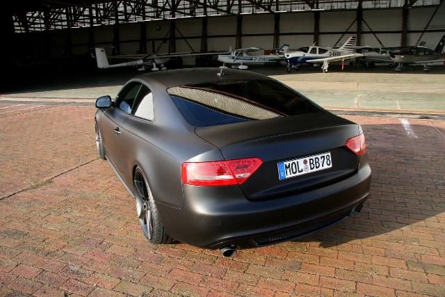 AUDI A5 COUPE MATTE BLACK 