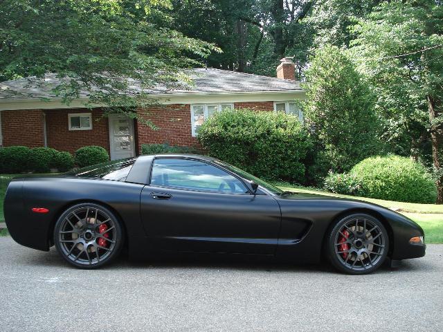 Matte Black Corvette_C5_pic