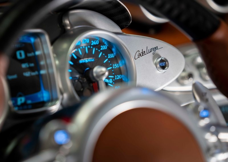 Pagani Huayra Codalunga -dashboard