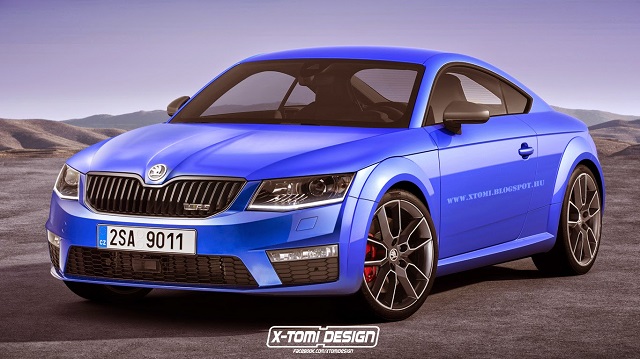 SKODA RS COUPE render by XTOMI DESIGN