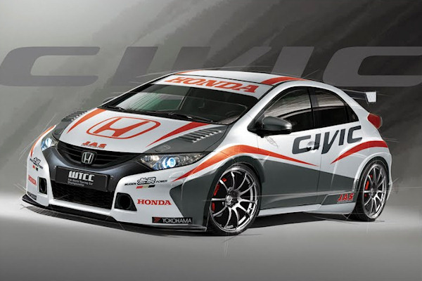 WTCC HONDA Civic Racing Car