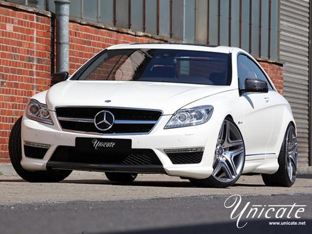 White MERCEDES CL63 UNICATE Tuning